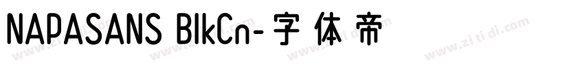 NAPASANS BIkCn字体转换